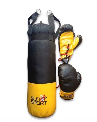 Sacco da boxe e guantoni per bambini SUN & SPORT
