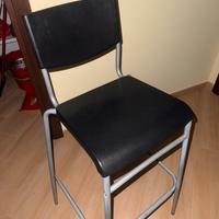 Sgabello bar con schienale