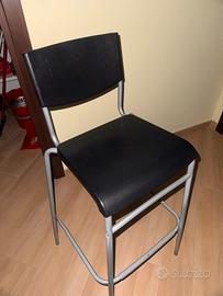 Sgabello bar con schienale