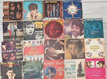 Lotto 19 vinili 45 giri musica anni 60-70