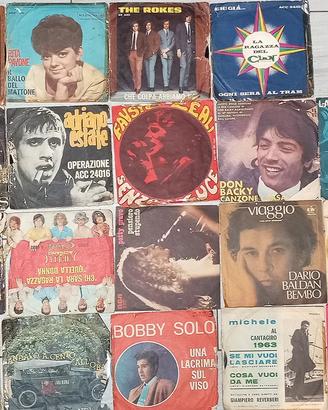 Lotto 19 vinili 45 giri musica anni 60-70