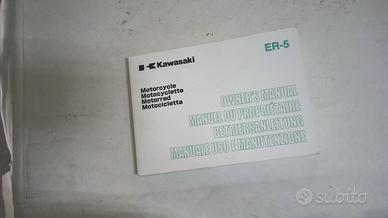 MANUALE USO E MANUTENZIONE ER500-C/D KAWASAKI 9997