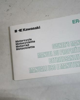 MANUALE USO E MANUTENZIONE ER500-C/D KAWASAKI 9997