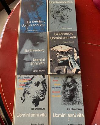 6 volumi di uomini,anni,vita di Ilja Ehrenburg