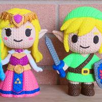 chibi Zelda e Link