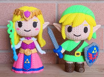 chibi Zelda e Link