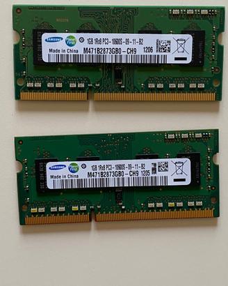 Set memorie RAM Samsung 1Gb 1Rx8 PC3 10600S