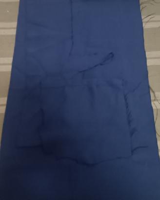 Lotto Scampoli Tessuto Blu per Sartoria Cucito