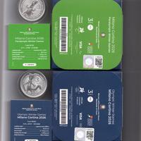 N 2 monete € 3 + 3 Olimpiadi e Paralimpiadi 2026