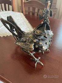 Scultura Bronzo Luciano Minguzzi Gallo