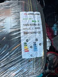 Due gomme nuove Nankang misura 185-65-R15 92H