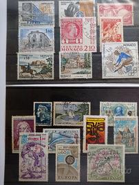 Lotto Misto Francobolli d'Epoca Monaco e Francia
