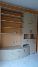 Mobile da soggiorno in legno (284x258x43)