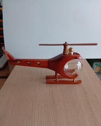 Elicottero in legno 