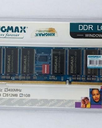 RAM Desktop DDR 1GB Kingmax 400MHz (DDR-400)
