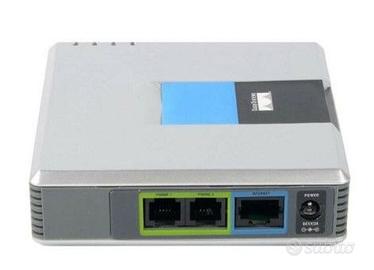 Linksys PAP2T Gateway VoIP Internet phone adapter