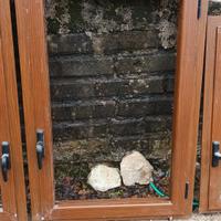 Finestre finto legno in alluminio