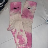 Calzini Nike rosa e bianchi