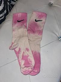 Calzini Nike rosa e bianchi