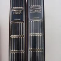 2 libri con opere di Shakespeare