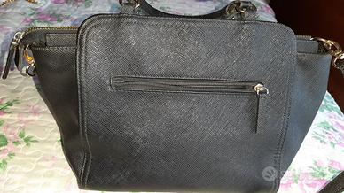 Borsa in poliestere Carpisa, color nero.