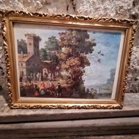 “Quadro vintage paesaggio classico