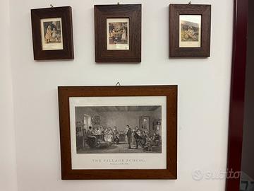 Stampe con cornici in arte povera