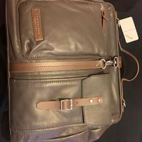 The Bridge - Borsa in pelle da lavoro marrone