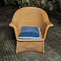 Poltrona in vimini (da interno/esterno)
