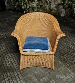 Poltrona in vimini (da interno/esterno)