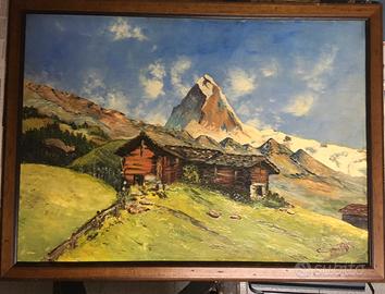 ❤️ Quadro dipinto olio su masonite/cartone 70 x 50