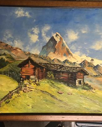 ❤️ Quadro dipinto olio su masonite/cartone 70 x 50
