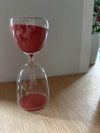 Clessidra decorativa rosa