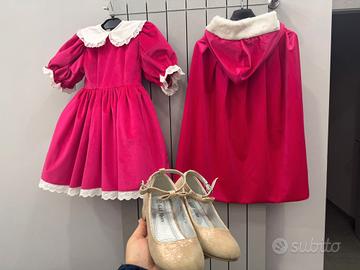 vestito di carnevale principessa aurora 5/6 anni