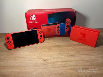 🎮 Nintendo Switch Mario Red & Blue Edition -  Set