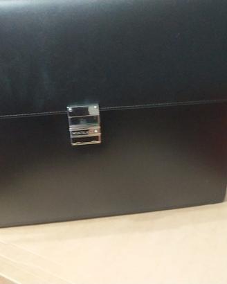 BORSA MONTBLANC MEISTERSTUCK IN PELLE NERA
