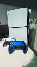 ps5 slim  2 joistick + monitor