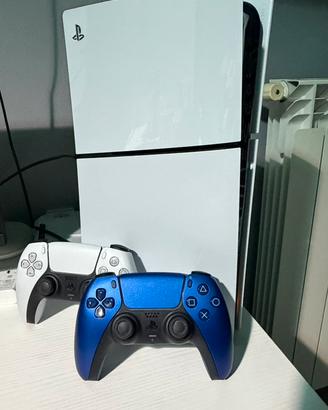 ps5 slim  2 joistick + monitor