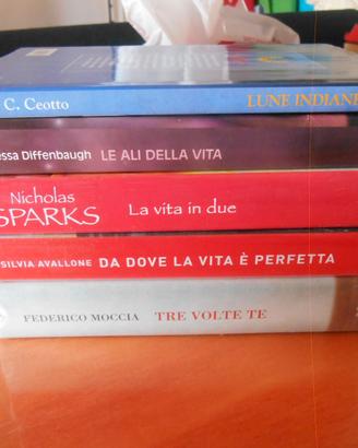 Blocco libri di narrativa