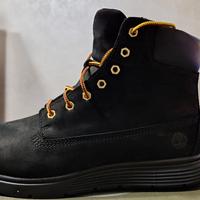 2 PAIA stivaletti timberland nero e cammello 44