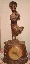 orologio con statua di damina 800