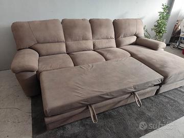 Divano letto contenitore penisola