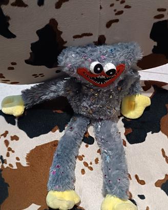 Peluche Huggy Wuggy Grigio Brillantinato