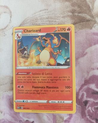 carta pokemon charizard mcdonald