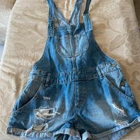 Salopette jeans donna taglia M