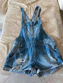 Salopette jeans donna taglia M