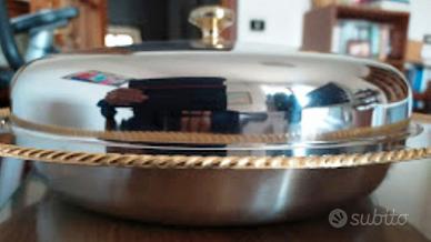 Grande Vassoio con Coperchio silver plated anni 70