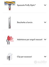Accessori aspirapolvere dyson v12 slim