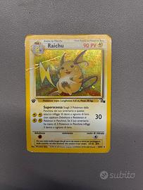 Raichu Holo 14/62 set base