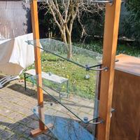 Libreria mensole vetro 